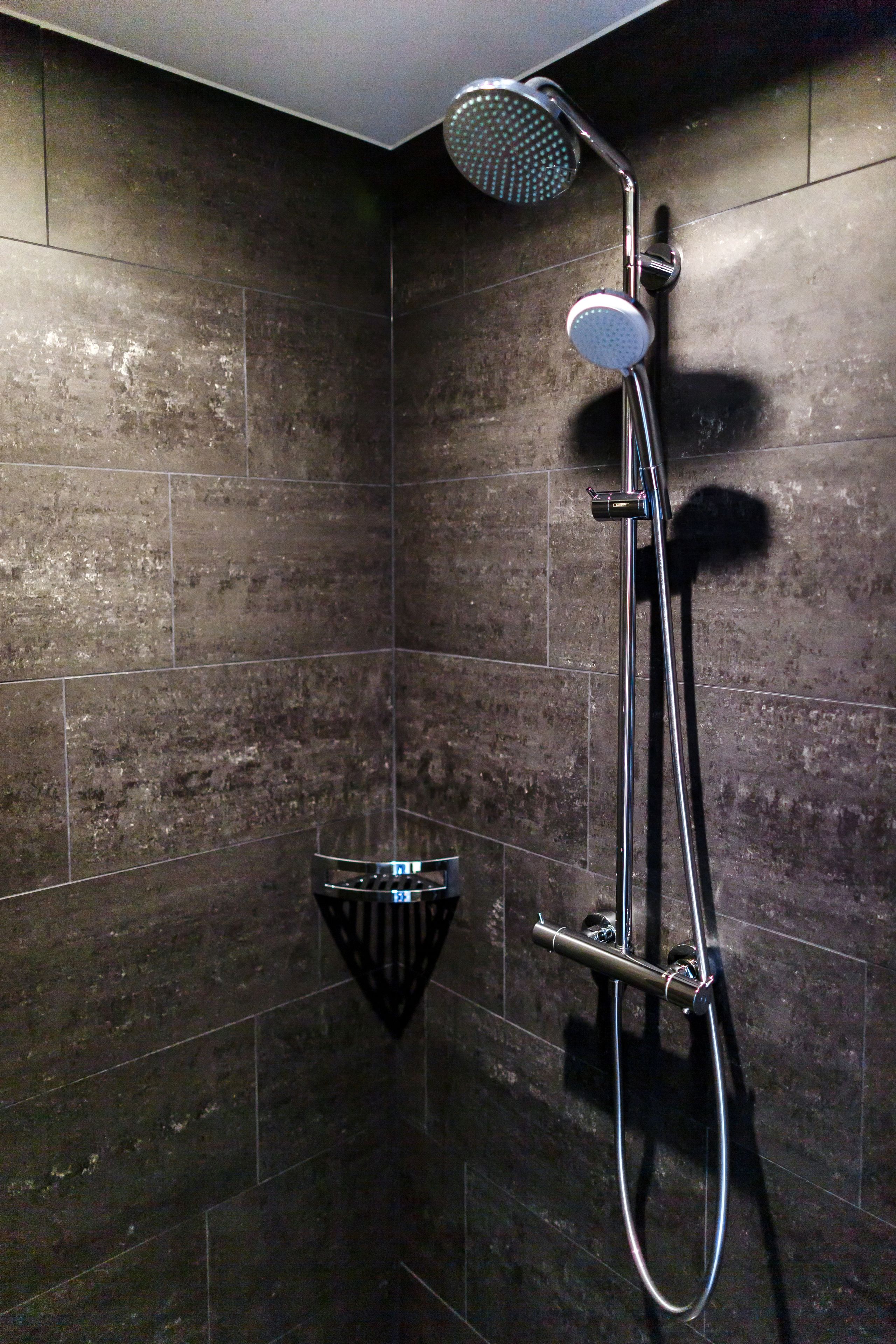 deluxe double room | bathroom shower