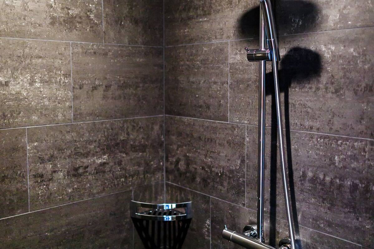 deluxe double room | bathroom shower