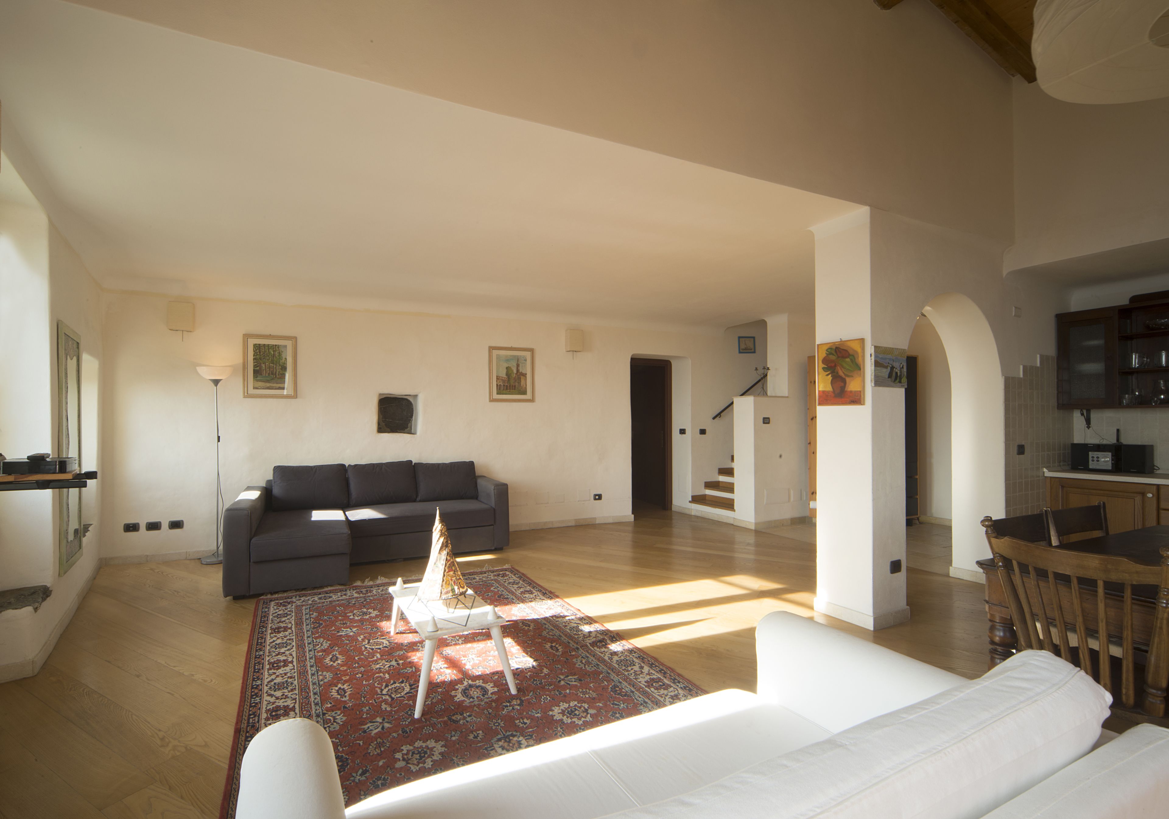 Standard Apartment, Terrace, Sea View (Open Space) | Living area | TV