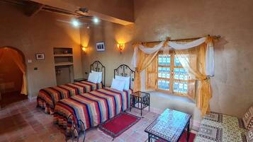 Premium bedding, in-room safe, individually decorated