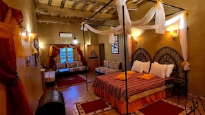 Family Suite | Premium bedding, in-room safe, individually decorated - Kasbah Ait Ben Damiette (Skoura)