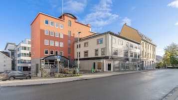 Majoituspaikan julkisivu