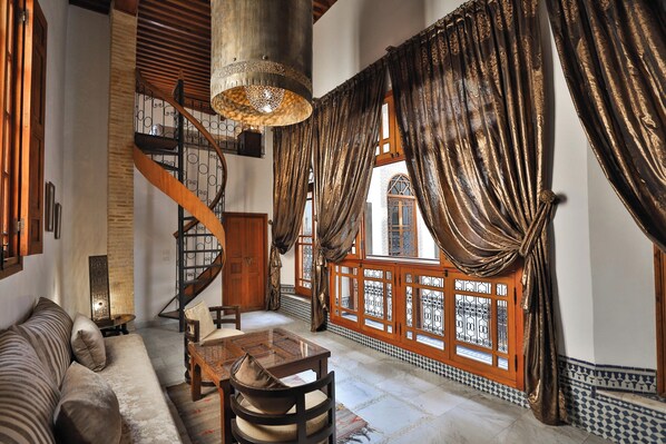 Royal Suite | Living area - Riad Layla (Fes)