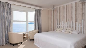 Quadruple Room, Sea View (Room 19) | Free WiFi, bed sheets
