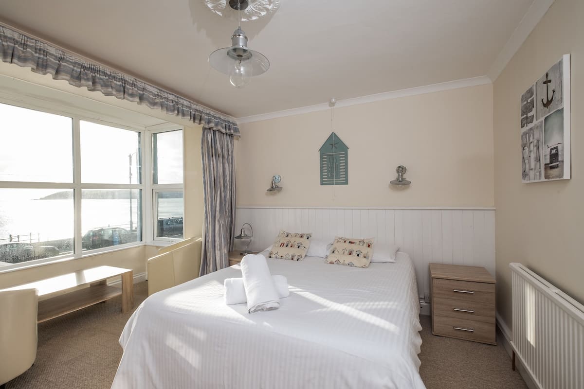 Double Room, Sea View (Room 23) | Free WiFi, bed sheets
