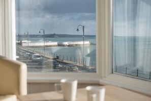 Quadruple Room, Sea View (Room 17) | View from room - The Lugger Inn (Penzance)