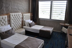 Premium bedding, minibar, in-room safe, desk