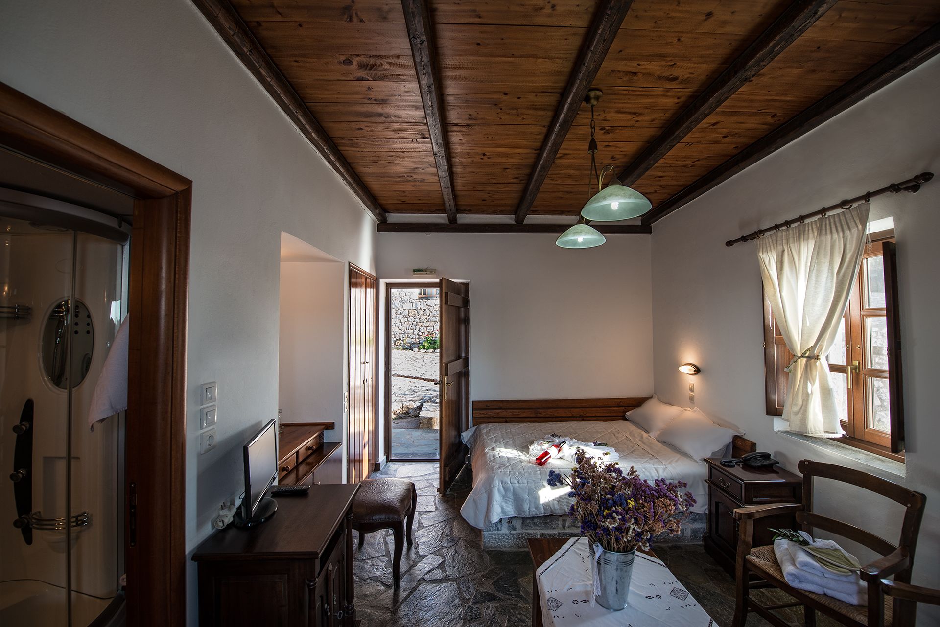 double or twin room, balcony, sea view | view from room