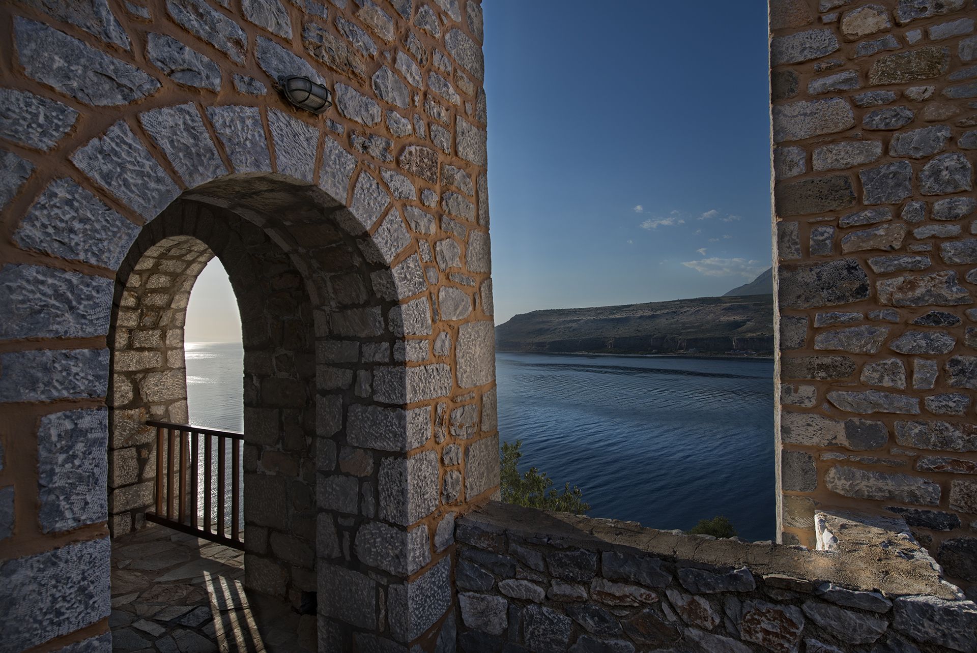quadruple room, balcony, sea view | view from room