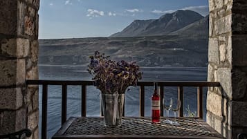 Quadruple Room, Balcony, Sea View | Balcony