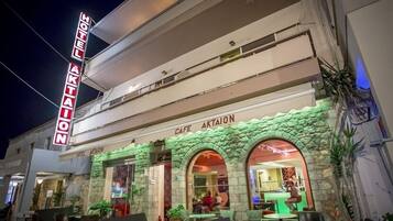 Front of property – evening/night