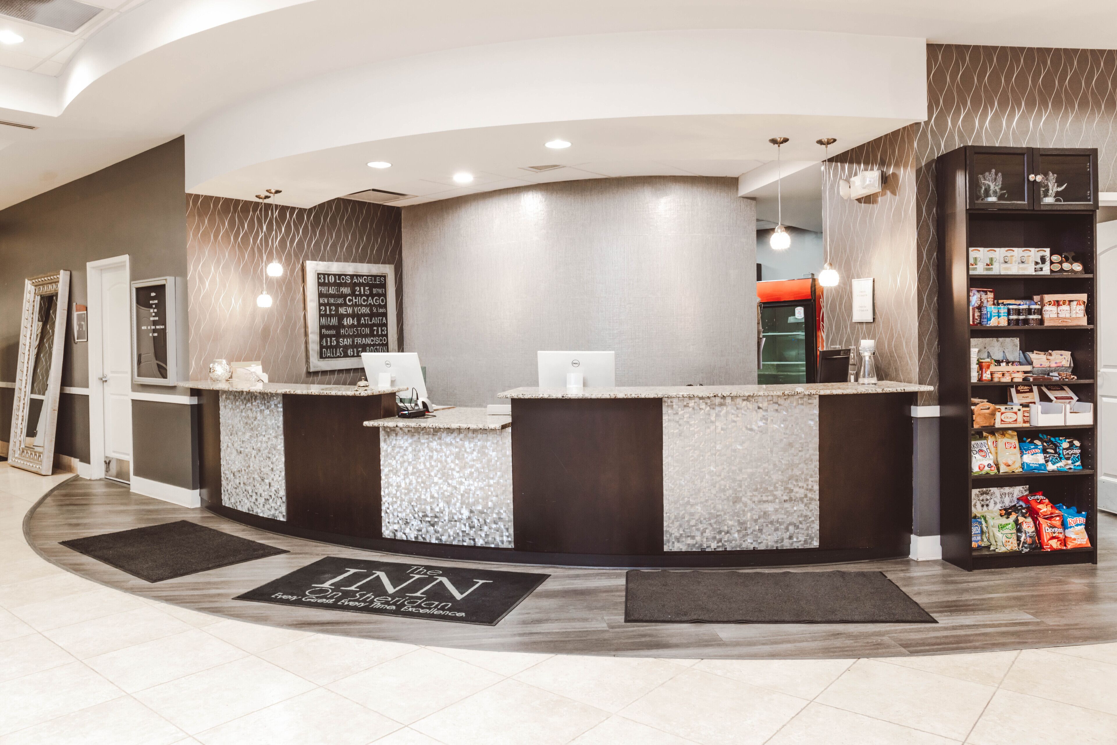 check-in/check-out kiosk