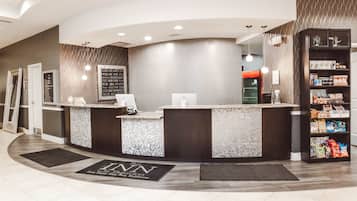 Check-in/check-out kiosk