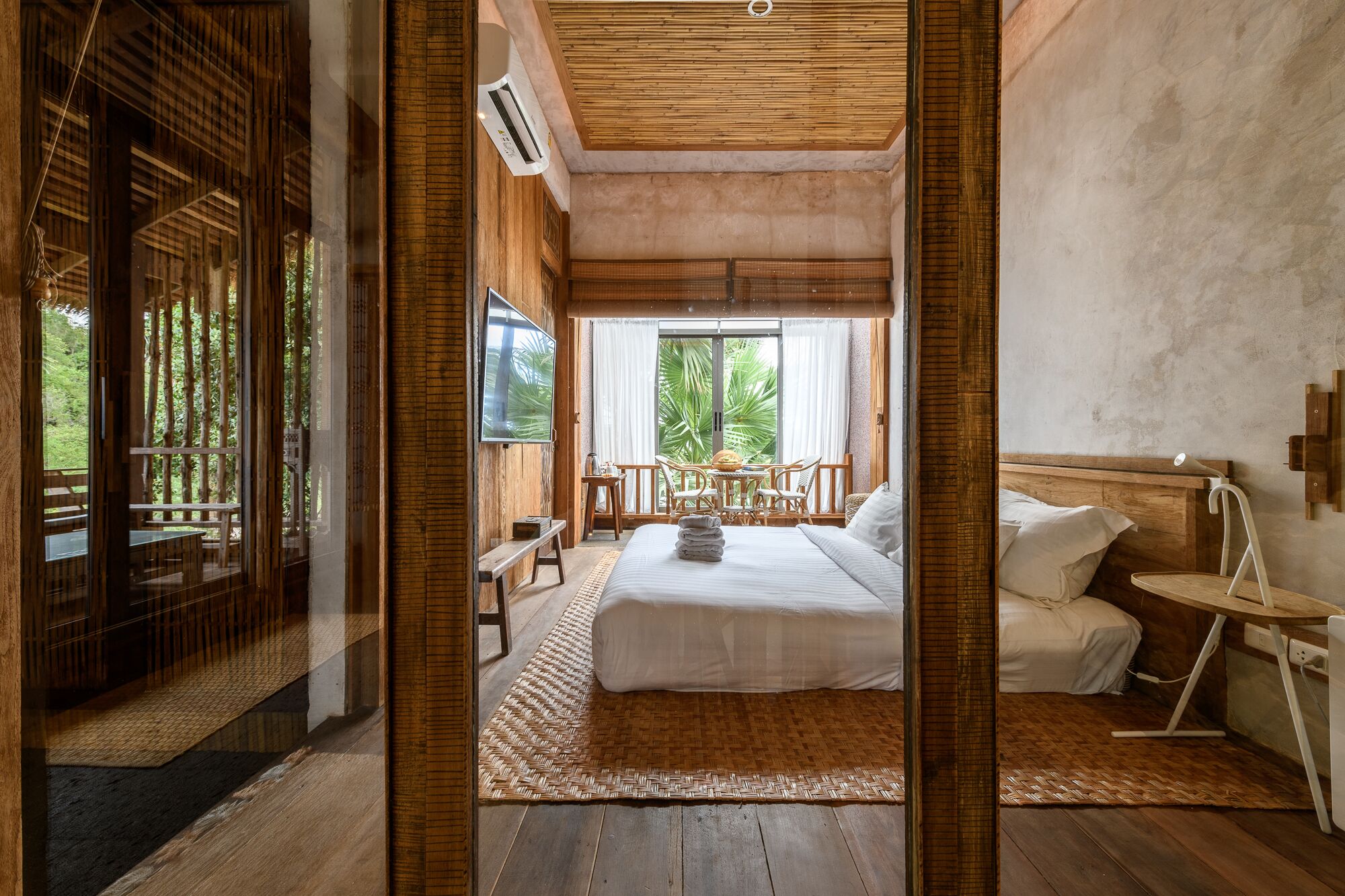 duplex 2br beachfront suite with indoor pool | 1 bedroom, free minibar, blackout curtains, free wifi