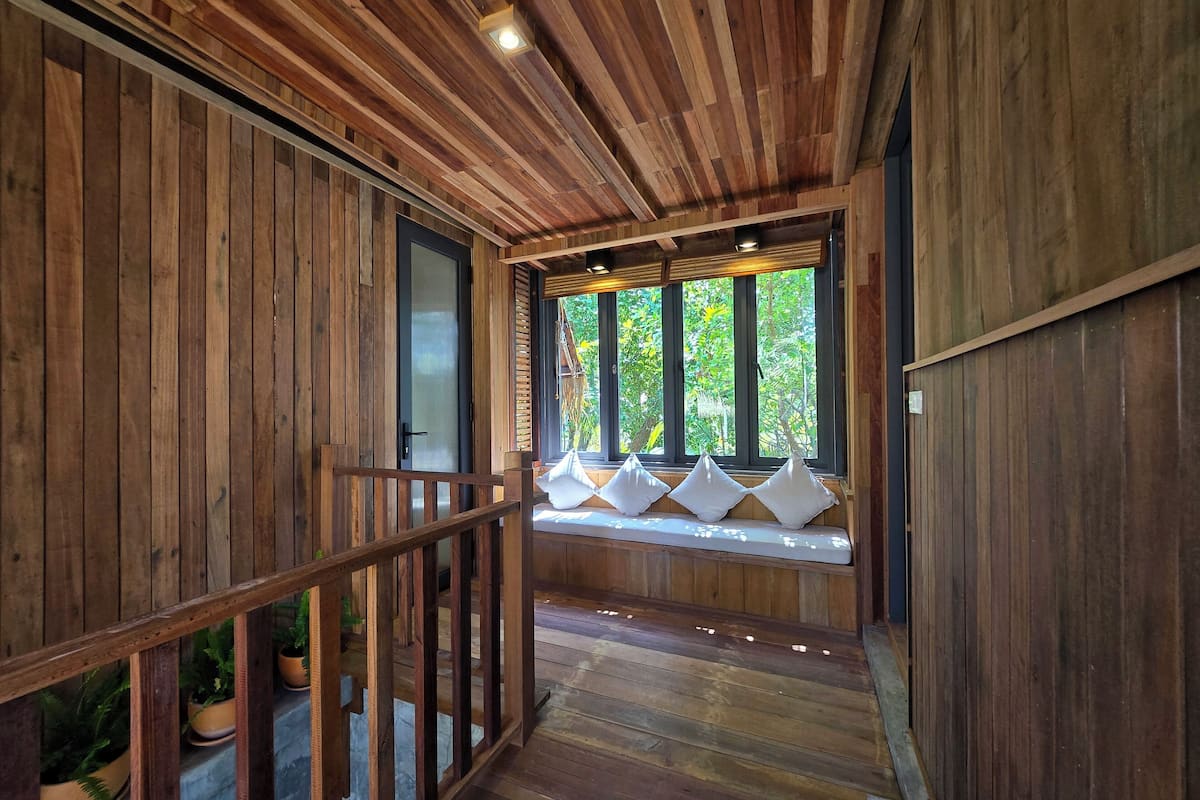 rice field family villa | terrace/patio