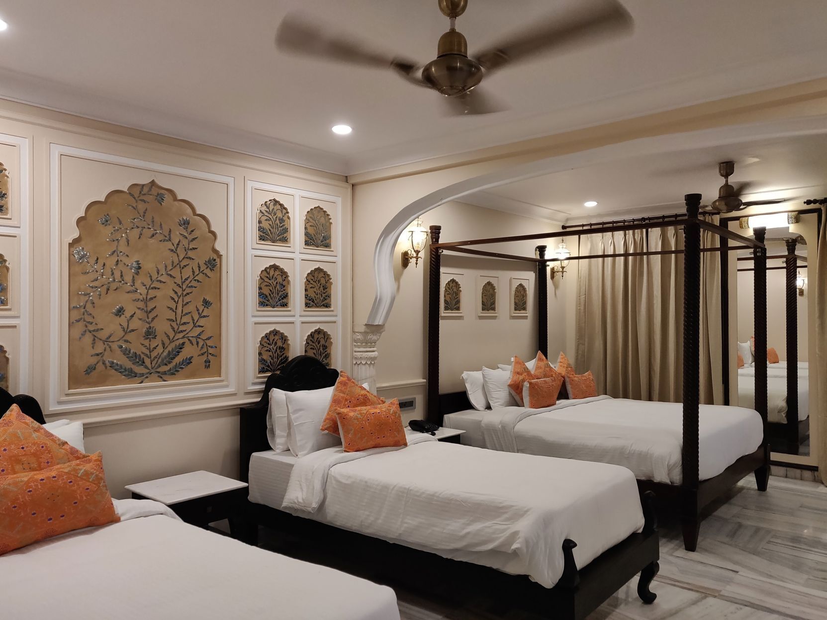 Select Comfort beds, in-room safe, individually decorated