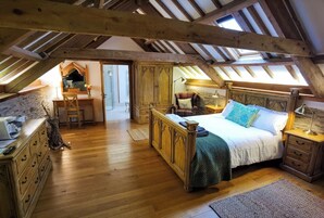 Quarto casal superluxo, suíte (Grainstore Suite Slipper ) | Roupas de cama antialérgicas, ferros/tábuas de passar roupa