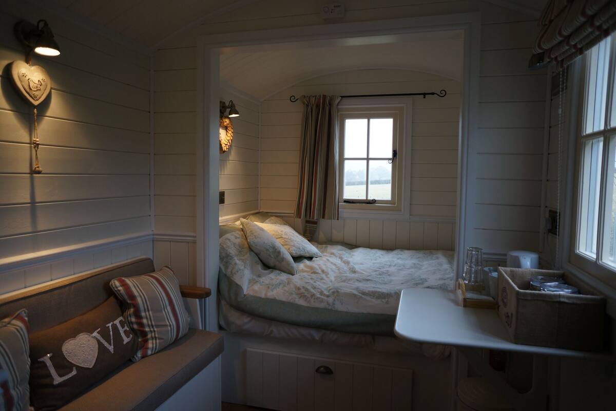 時尚小屋, 獨立浴室, 花園景 (Shepherds Hut)