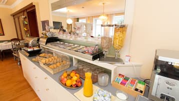 Daily buffet breakfast (EUR 9 per person)