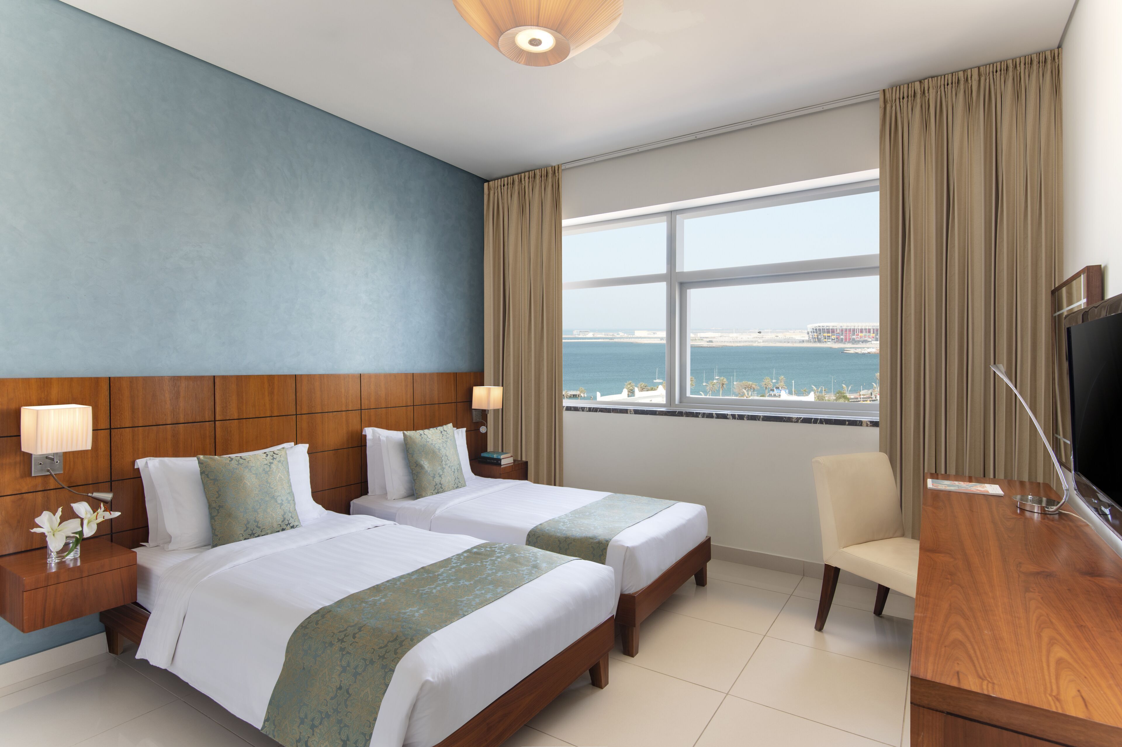 In-room safe, blackout curtains, soundproofing, iron/ironing board