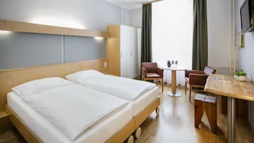 Ofnæmisprófaður sængurfatnaður, öryggishólf í herbergi
