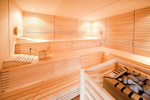 Sauna, steam room