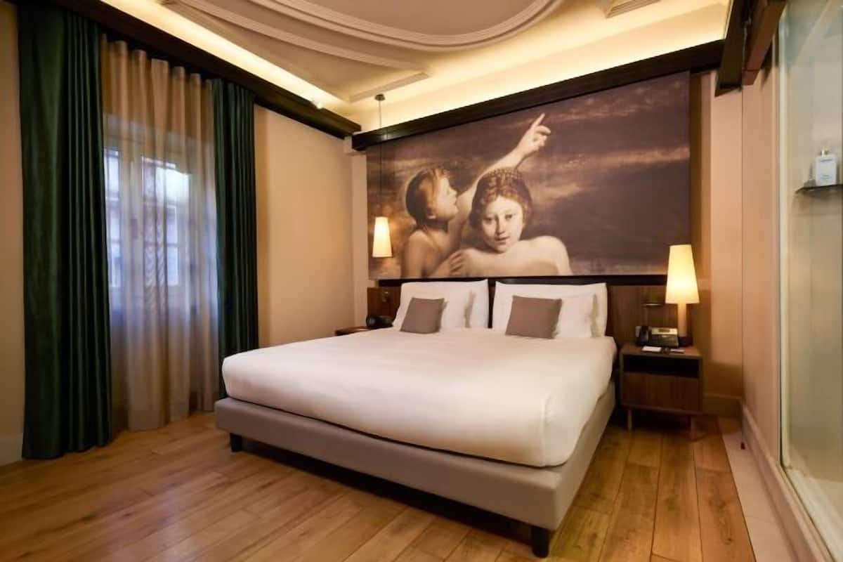 Lakens van Egyptisch katoen, luxe beddengoed, donsdekens, een minibar