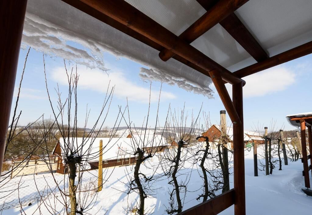 Façana frontal de l'allotjament