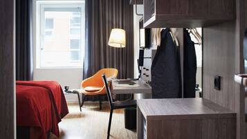 In-room safe, blackout drapes, iron/ironing board, bed sheets