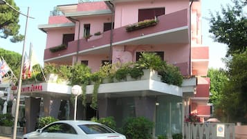 Facciata della struttura