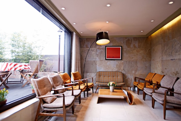 Sala de estar en el lobby