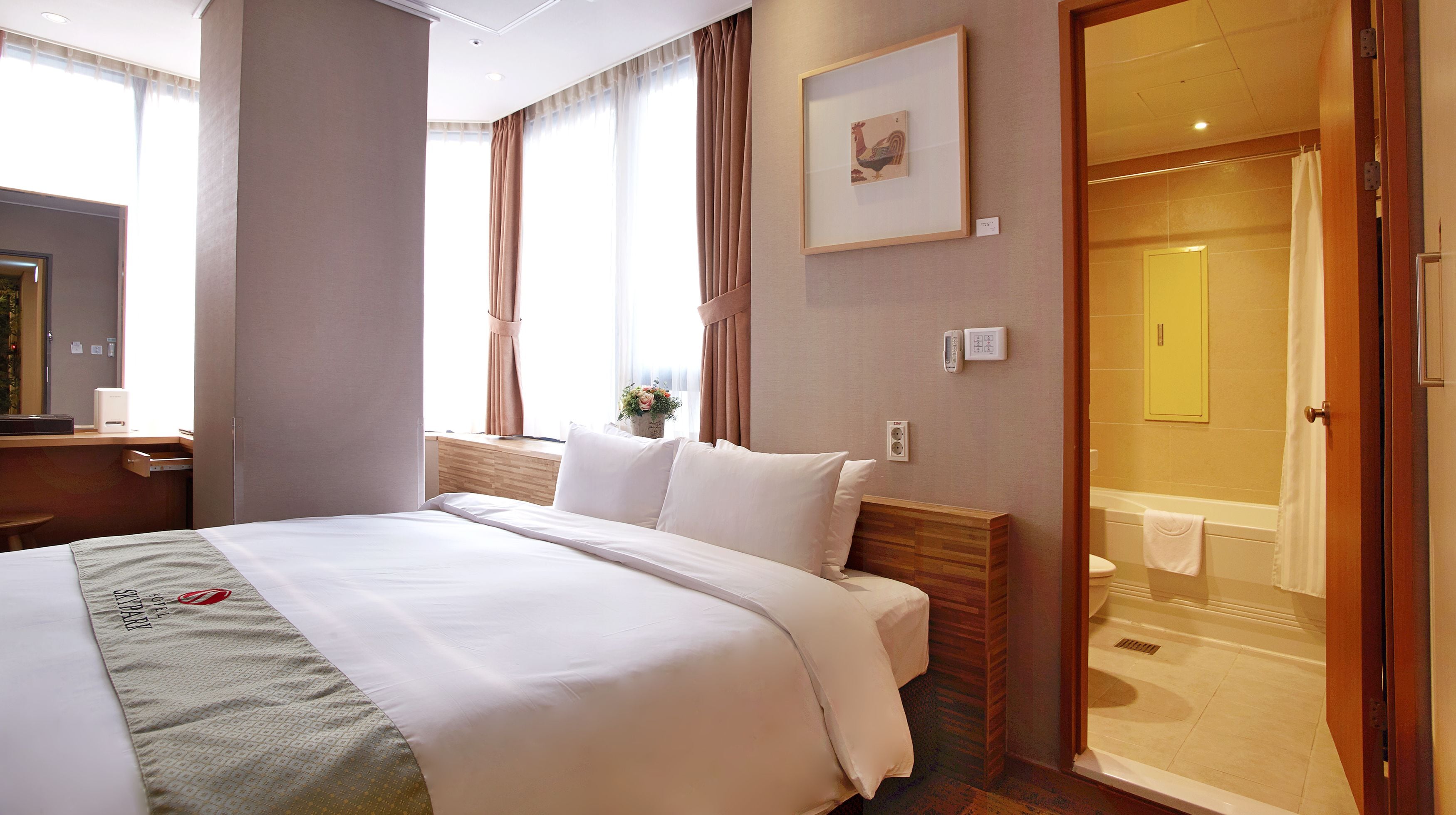 Standard Double Room (Night Tour PKG: Boarding Deadline 3pm) | In-room safe, desk, soundproofing, iron/ironing board