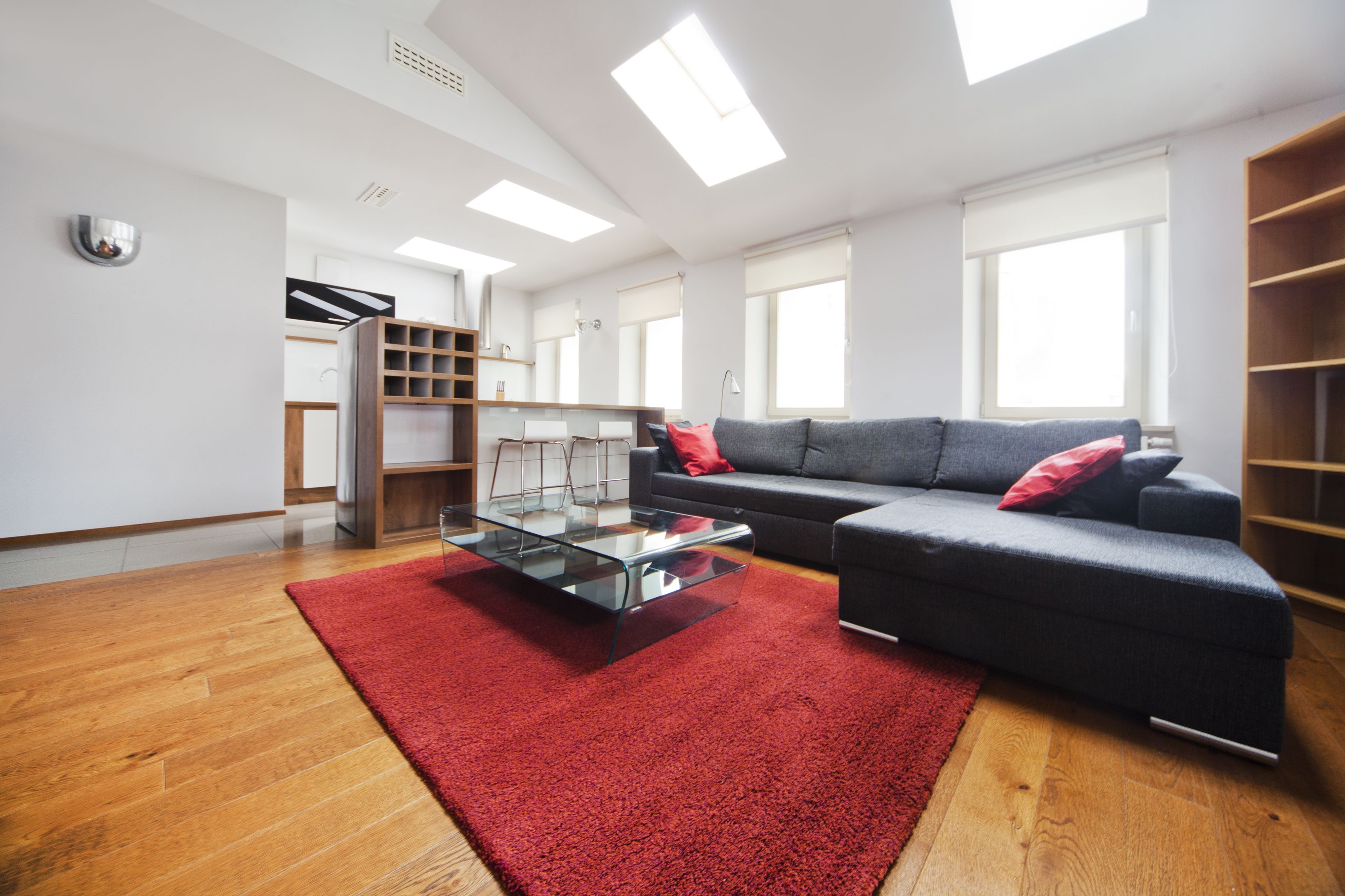 deluxe apartment, 1 double bed with sofa bed | living area | lcd tv