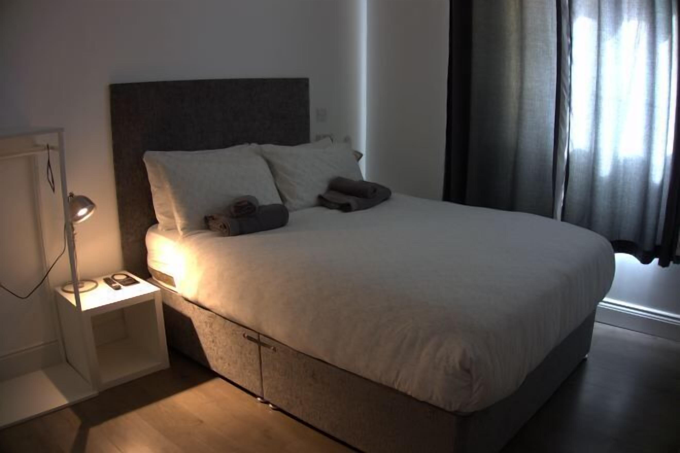 Premium bedding, memory foam beds, free WiFi, bed sheets