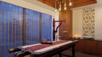 Body treatments, aromatherapy, hot stone massages, deep-tissue massages