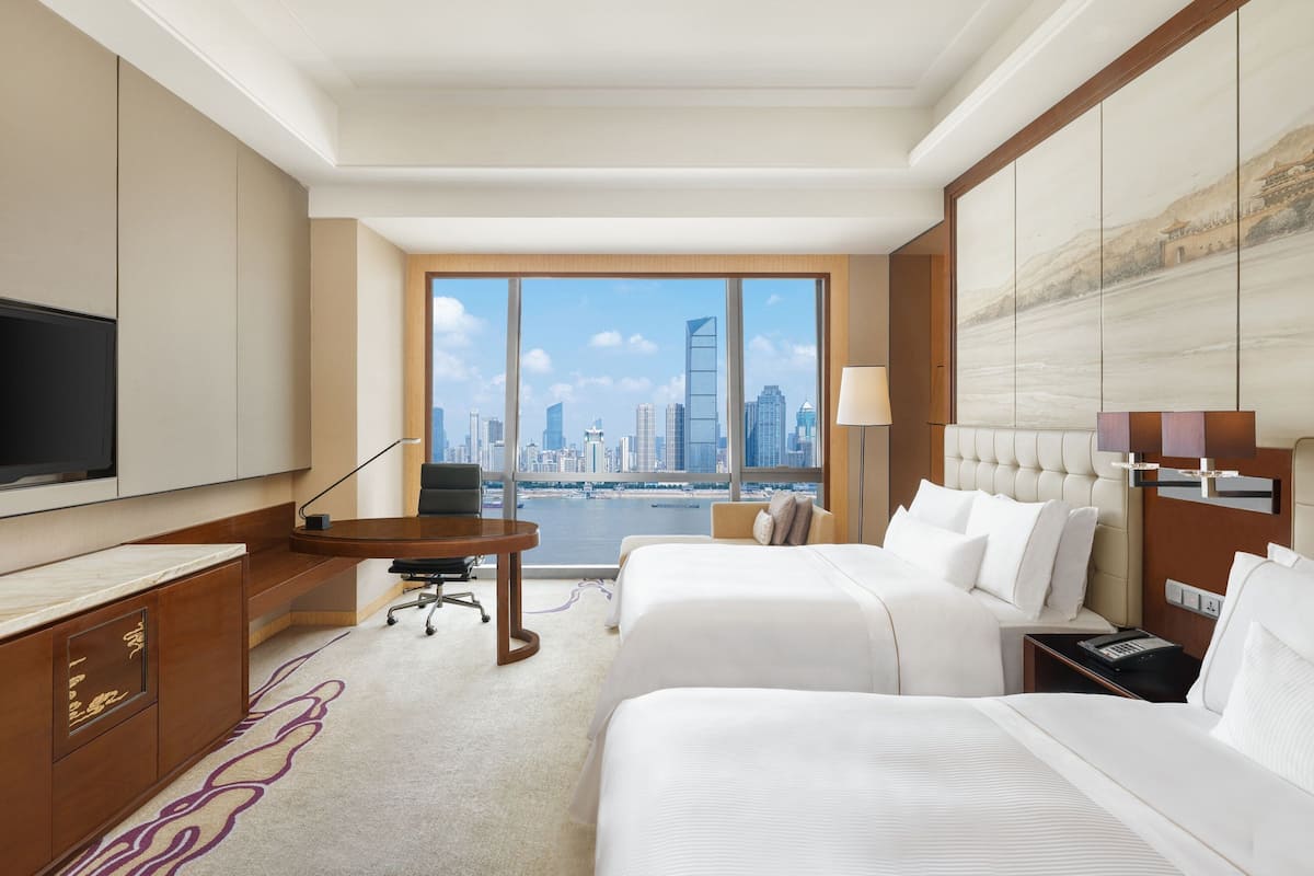 Camera Executive, 2 letti singoli, vista fiume | Biancheria da letto di alta qualità, una cassaforte in camera