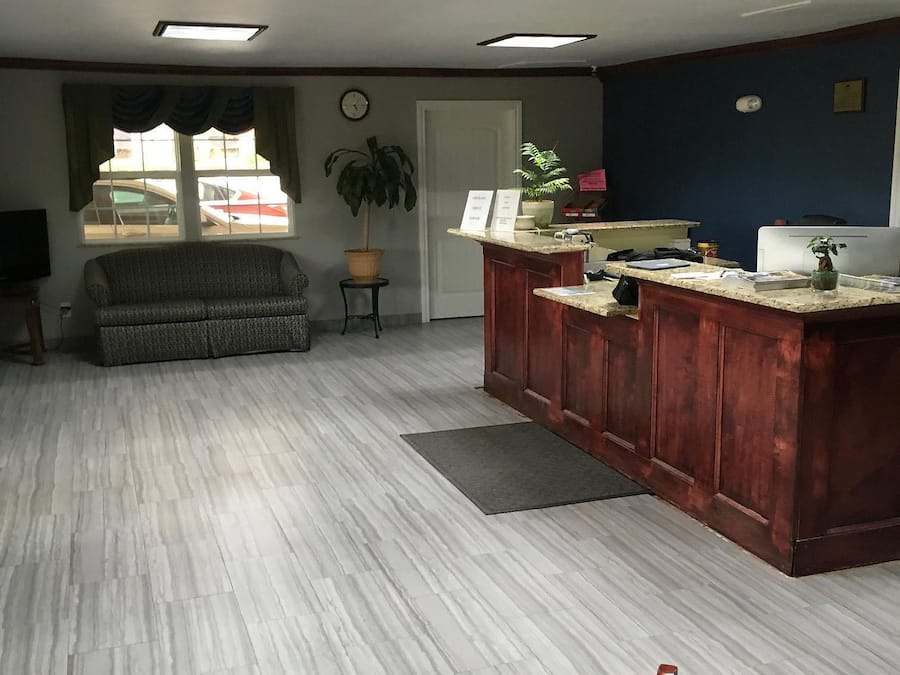 Sala de estar en el lobby