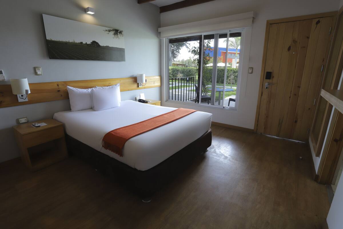 Ropa de cama de alta calidad y minibar 