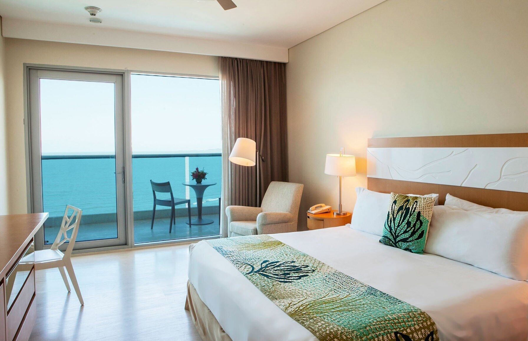 Premium bedding, minibar, in-room safe, desk
