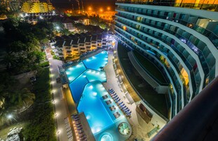 Front of property – evening/night