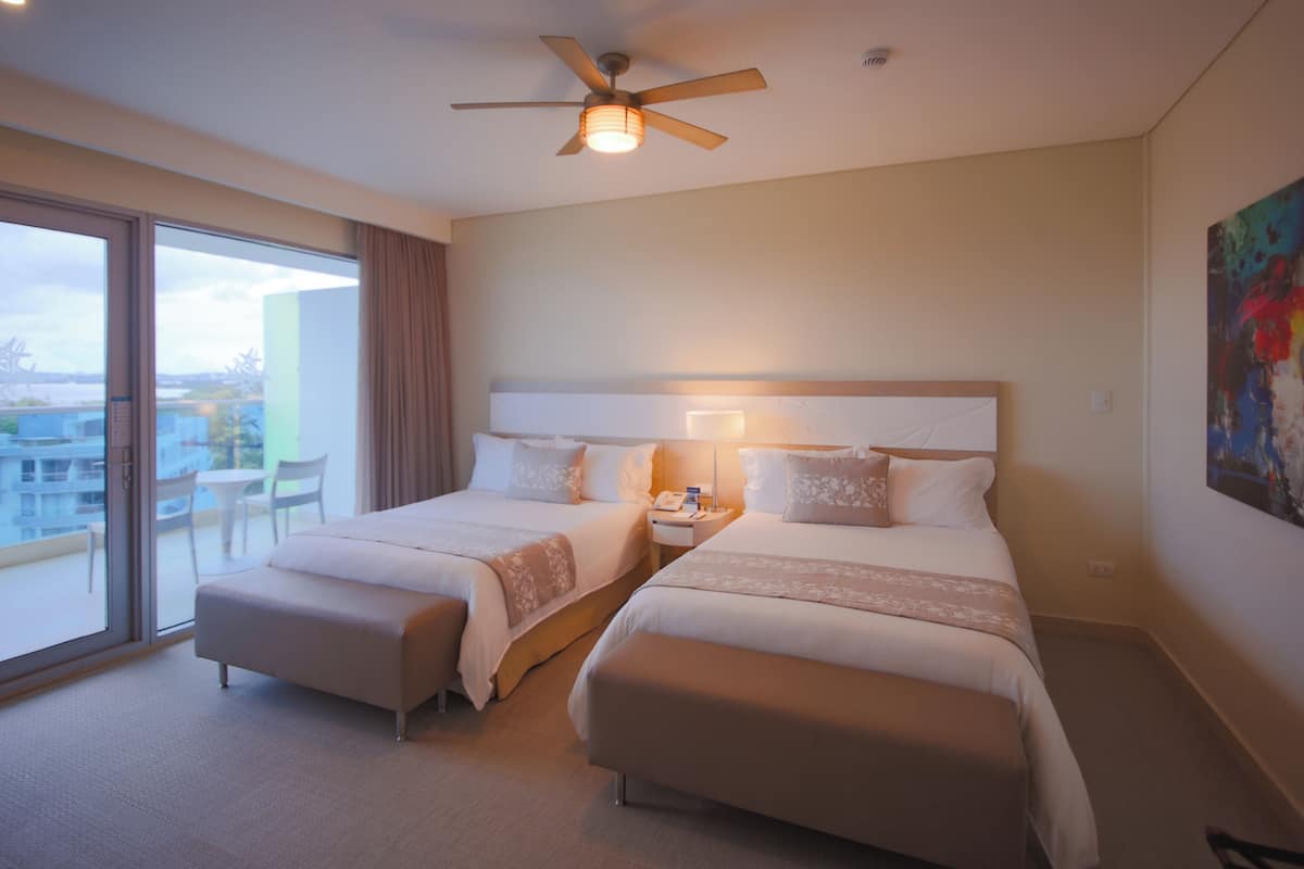 Executive Room, 2 Double Beds | 1 bedroom, premium bedding, minibar, in-room safe