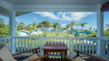 Chambre Double, vue lagon | Vue depuis le balcon
