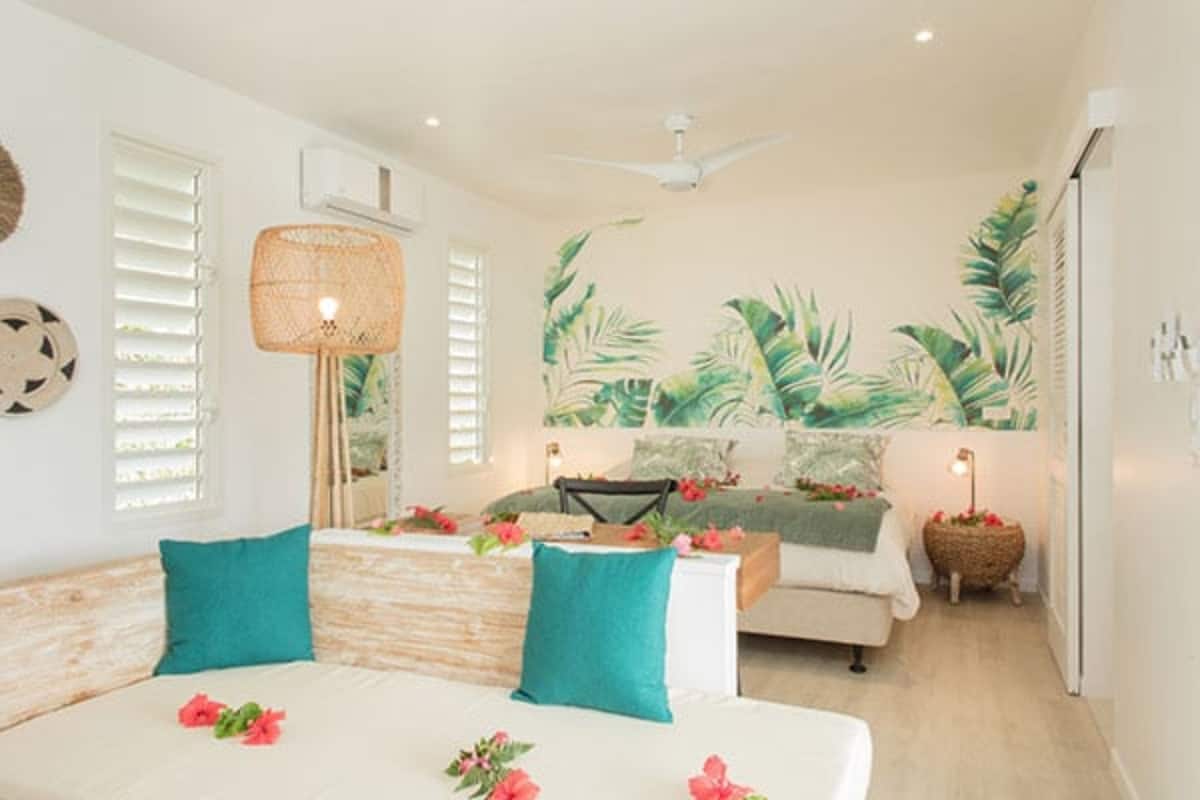 1 slaapkamer, luxe beddengoed, een minibar, een kluis op de kamer