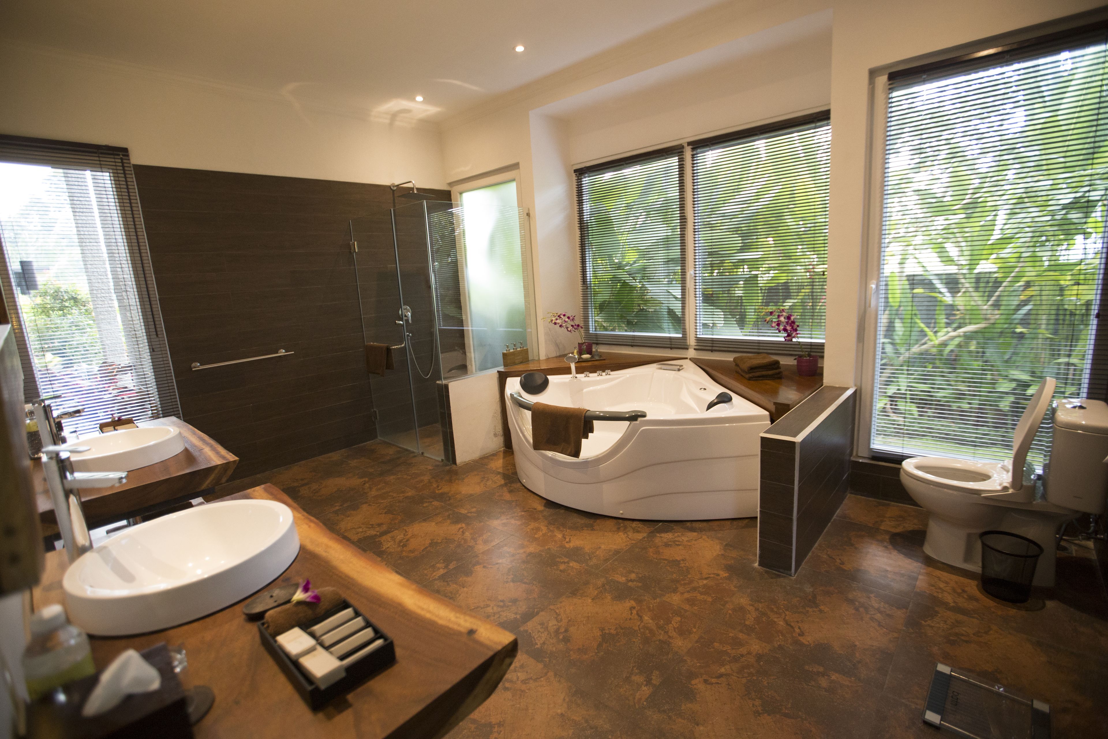 villa, 1 bedroom, private pool | bathroom | free toiletries, hair dryer, bathrobes, slippers