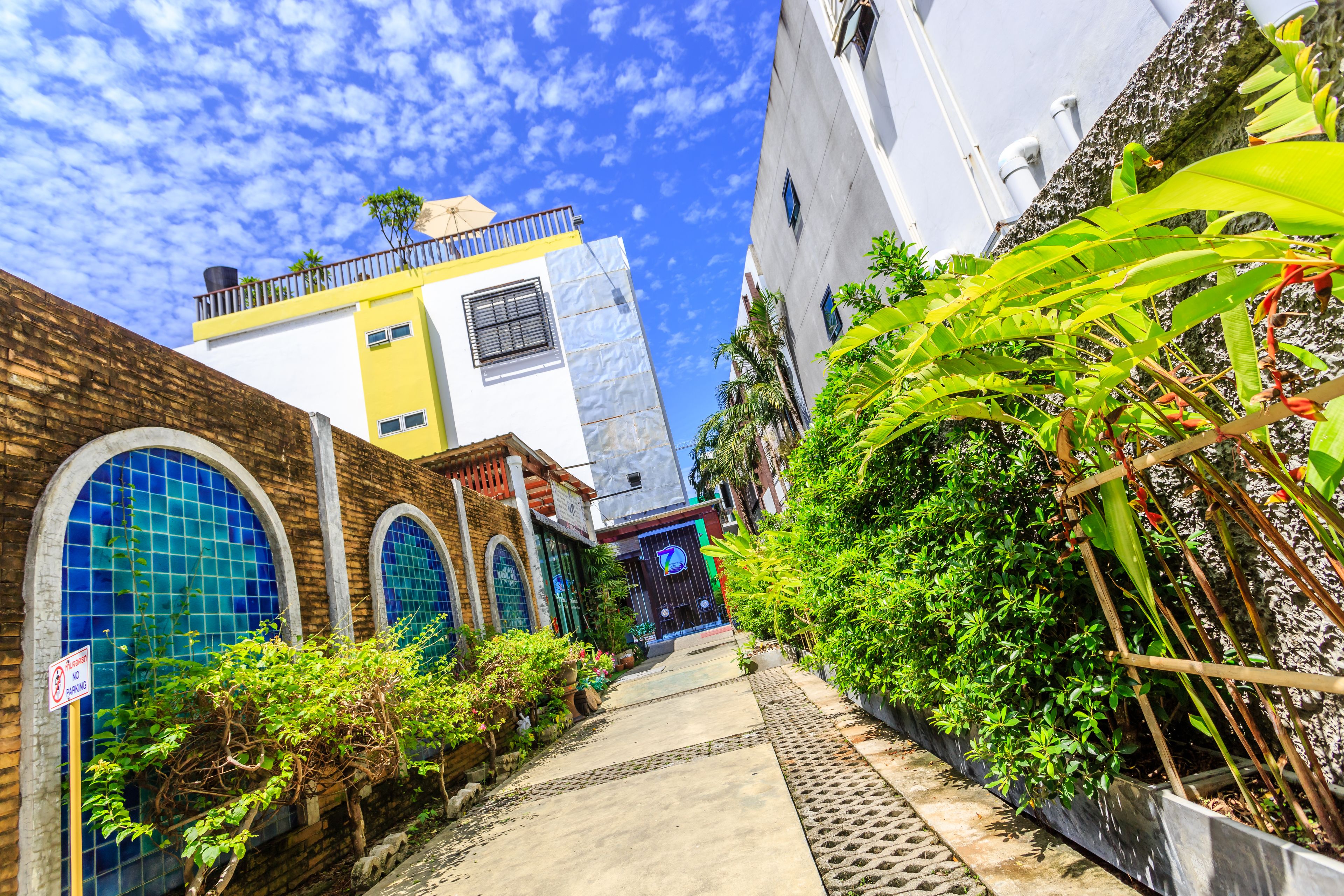 Façade de l’hébergement