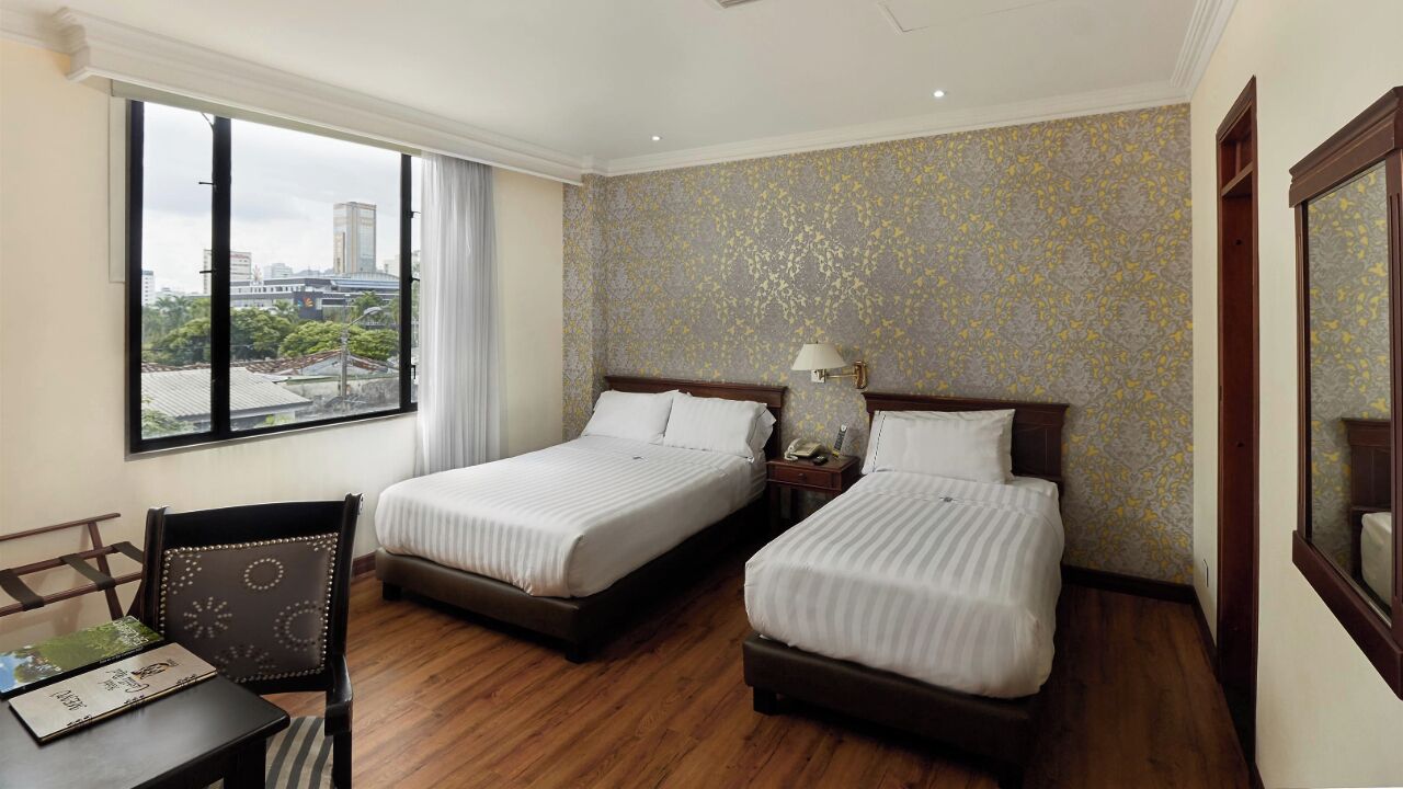 1 quarto, roupas de cama premium, camas com colchões pillow-top