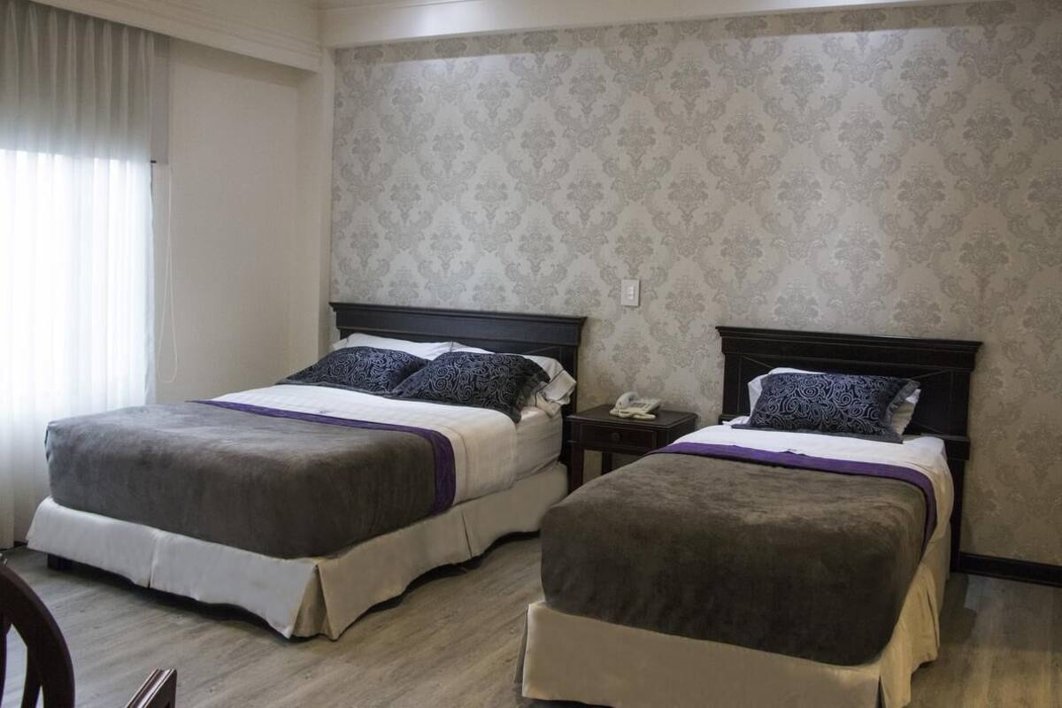 1 habitación, ropa de cama de alta calidad y colchones con pillow-top 