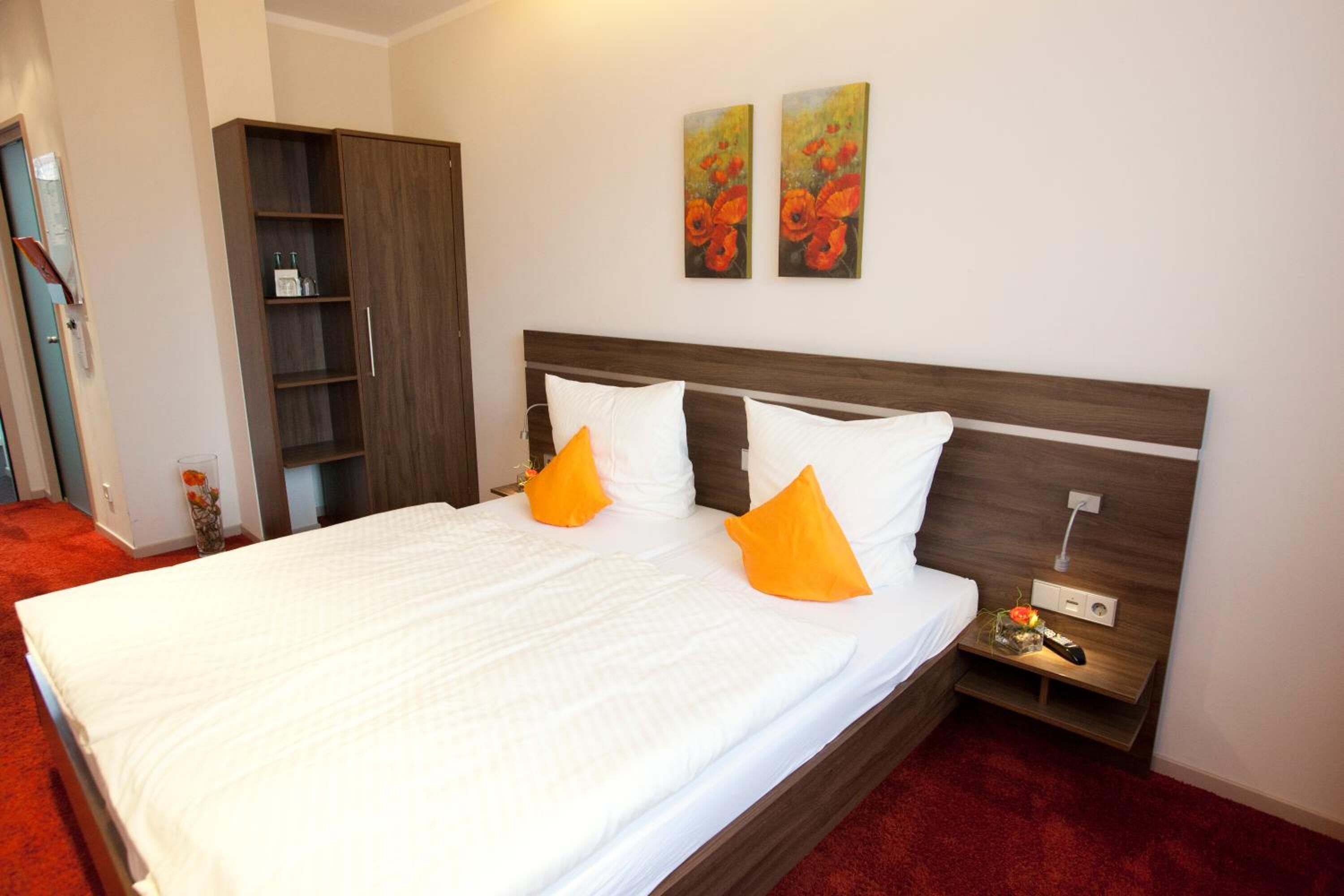 down duvets, desk, iron/ironing board, free wifi