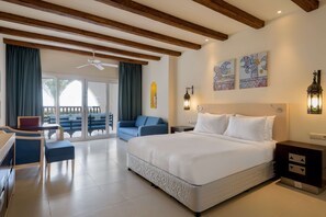 Egyptian cotton sheets, premium bedding, down duvets - Hilton Marsa Alam Nubian Resort (Marsa Alam)