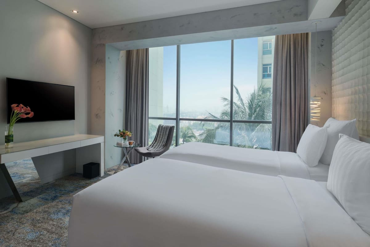 Chambre Deluxe, 2 lits une place
